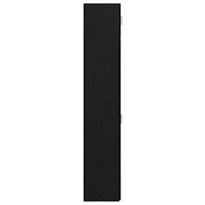 Servírovací skříň 2 pcs Černý dub 50 x 41 x 225 cm - obrázek 9