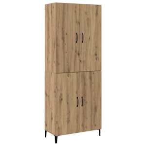 vidaXL K&otilde;rgushein 2 tk K&auml;sit&ouml;&ouml;puu 69,5 x 34 x 180 cm Tehispuit