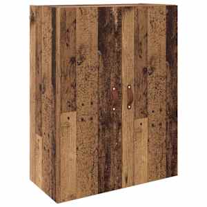 Nástěnná skříň Nástěnný 2 pcs Staré dřevo 69,5 x 34 x 90 cm - obrázek 5