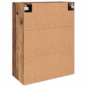 Nástěnná skříň Nástěnný 2 pcs Staré dřevo 69,5 x 34 x 90 cm - obrázek 9