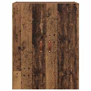 Nástěnná skříň Nástěnný 2 pcs Staré dřevo 69,5 x 34 x 90 cm - obrázek 7