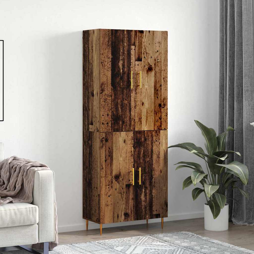 vidaXL Bufet Lemn vechi 69.5 x 34 x 180 cm Lemn compozit