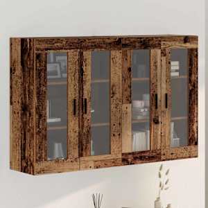 Ogreti omarice 2 pcs Star les 69,5 x 34 x 90 cm Konstruiran les