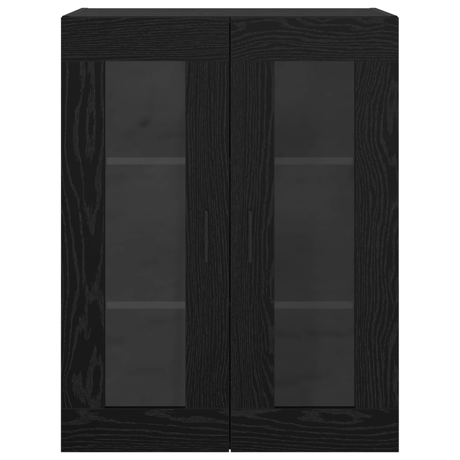 Nástěnné skříňky 2 pcs Černý dub 69,5 x 34 x 90 cm - obrázek 7