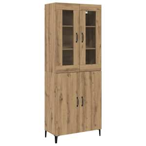 vidaXL K&otilde;rgushein 2 tk K&auml;sit&ouml;&ouml;puu 69,5 x 34 x 180 cm Tehispuit