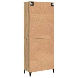 Vysoký bufet 2 pcs Artisanový dub 69,5 x 34 x 180 cm - obrázek 8