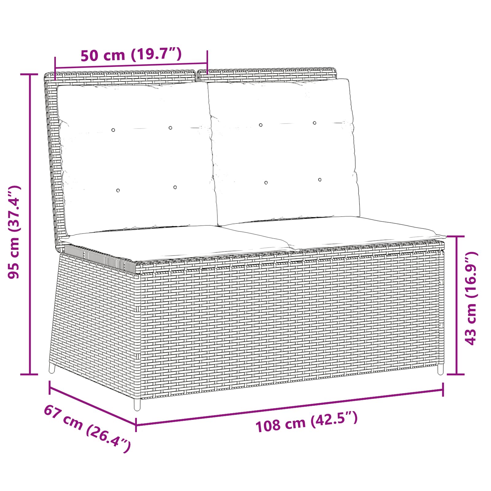 Dārza sols Brūna poliratāns