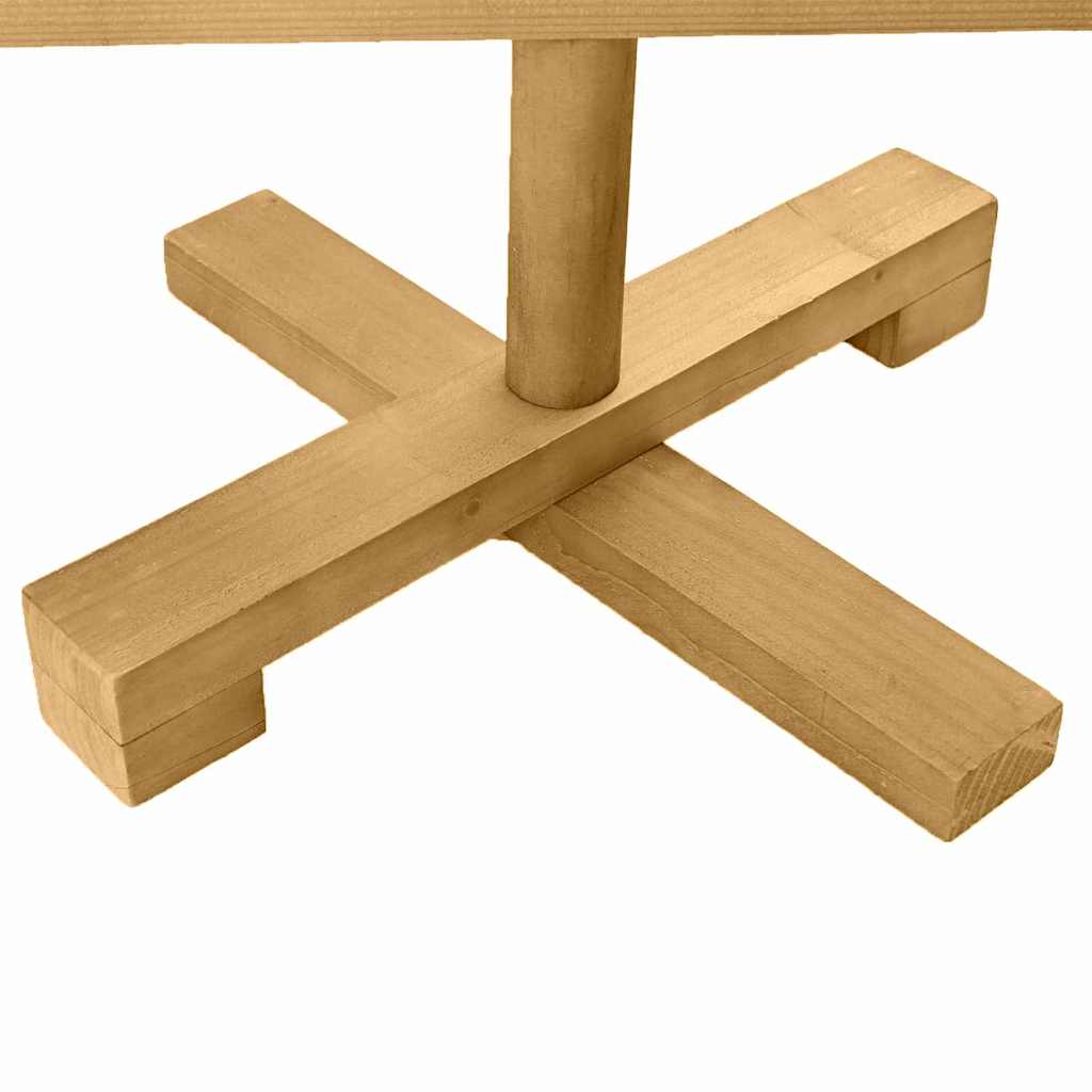 Ξύλινο Χριστουγεννιάτικο Δέντρο Καφέ 180 cm Μασίφ ξύλο πεύκου - Image 11