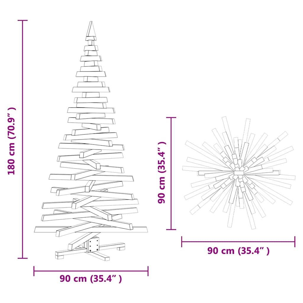 Christmas koki with stativu Dabiska 180 cm pine solid wood