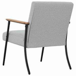 křeslo Oblačno šedá 59 x 75 x 78 cm textil - obrázek 6