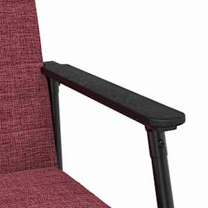 křeslo Víno Červené 59 x 75 x 78 cm textil - obrázek 8