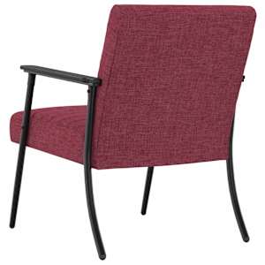 křeslo Víno Červené 59 x 75 x 78 cm textil - obrázek 6