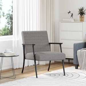 fotelj Taupe 59 x 75 x 78 cm blago