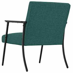 křeslo Tmavě zelená 59 x 75 x 78 cm textil - obrázek 6