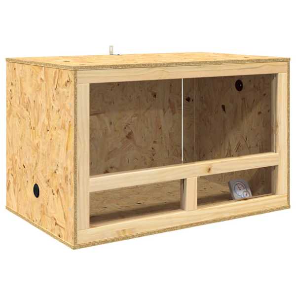vidaXL Terrarium Pruun 80 x 50 x 50 cm OSB