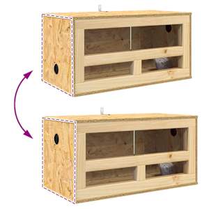 Terárium Hnědá 60 x 30 x 30 cm OSB - obrázek 11