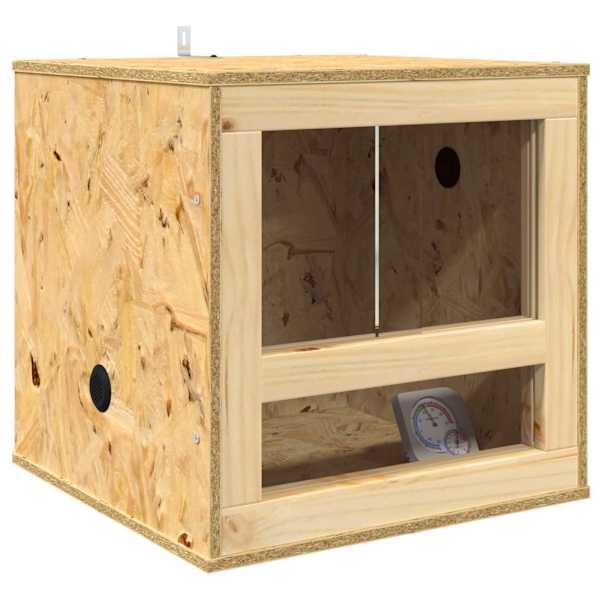 vidaXL Terrarium Pruun 40 x 40 x 40 cm OSB