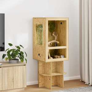 Terarij Rjava 50 x 50 x 80 cm OSB