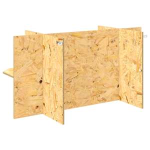 Základ terária Hnědá 100 x 50 x 50 cm OSB - obrázek 7