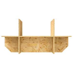 Základ terária s policí Hnědá 80 x 40 x 50 cm OSB - obrázek 8