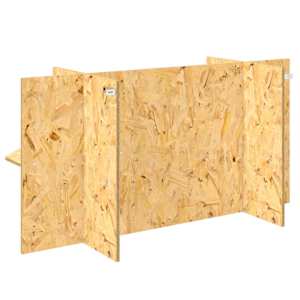 Základ terária s policí Hnědá 100 x 40 x 50 cm OSB - obrázek 7