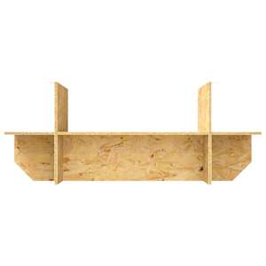 Základ terária s policí Hnědá 100 x 40 x 50 cm OSB - obrázek 8
