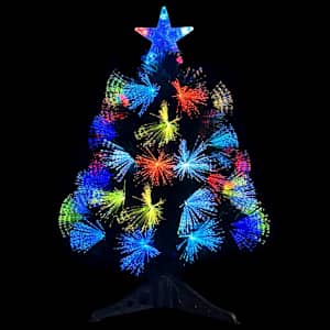 Umělý vánoční stromeček s 50 LED diodami Zelená 64 cm PVC - obrázek 5