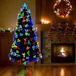 Umestno božično drevo med 160 LED z stojalom Zelena 150 cm PVC