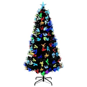 Umělý vánoční stromeček s 210 LED diodami Zelená 180 cm PVC - obrázek 4