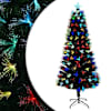 vidaXL Tehisj&otilde;ulupuu Roheline 210 cm PVC