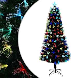 Umělý vánoční stromeček s 250 LED diodami Zelená 210 cm PVC - obrázek 2
