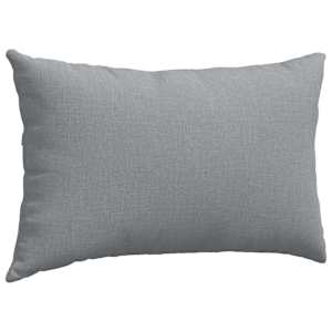 Pohovkové polštáře 2 pcs Světle šedá 50 x 30 cm textil - obrázek 5