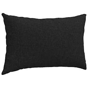 Pohovkové polštáře 2 pcs Černá 50 x 30 cm textil - obrázek 5