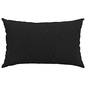 Pohovkové polštáře 2 pcs Černá 50 x 30 cm textil - obrázek 6