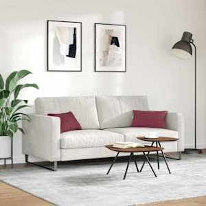 Pohovkové polštáře 2 pcs Víno Červené 50 x 30 cm textil - obrázek 4