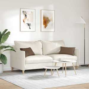 Pohovkové polštáře 2 pcs Hnědá 50 x 30 cm textil - obrázek 4