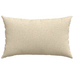 Pohovkové polštáře 2 pcs Krémová 50 x 30 cm textil - obrázek 6