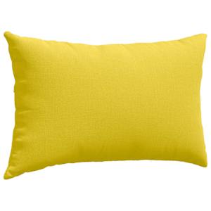 Pohovkové polštáře 2 pcs Světlá žlutá 50 x 30 cm textil - obrázek 5