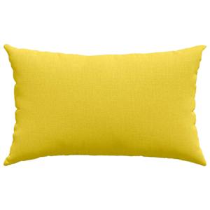 Pohovkové polštáře 2 pcs Světlá žlutá 50 x 30 cm textil - obrázek 6