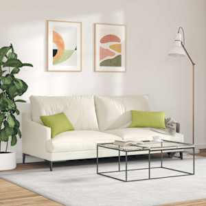 Pohovkové polštáře 2 pcs Světlá zelená 50 x 30 cm textil - obrázek 4