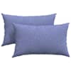 vidaXL Diivanipadjad 2 tk kangas Jeans sinine 50 x 30 cm