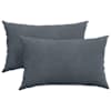 vidaXL Diivanipadjad 2 pcs Tumehall 50 x 30 cm Korter kangas