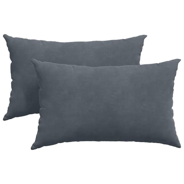 vidaXL Diivanipadjad 2 pcs Tumehall 50 x 30 cm Korter kangas