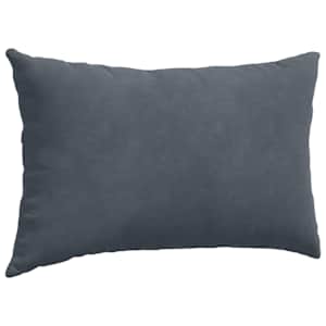 Pohovkové polštáře 2 pcs Tmavě šedá 50 x 30 cm Žebrovaná látka - obrázek 5