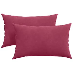 vidaXL Diivanipadjad 2 pcs Veinipunane 50 x 30 cm Korter kangas