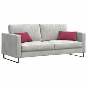 Pohovkové polštáře 2 pcs vínová červená 50 x 30 cm - obrázek 3