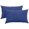 vidaXL Diivanipadjad 2 pcs Politsei sinine 50 x 30 cm Korter kangas