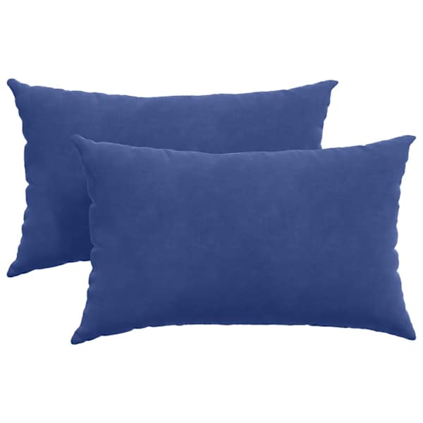 vidaXL Diivanipadjad 2 pcs Politsei sinine 50 x 30 cm Korter kangas