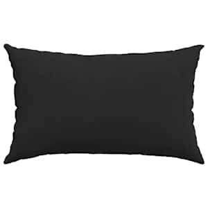 Pohovkové polštáře 2 pcs Černá 50 x 30 cm textil - obrázek 6