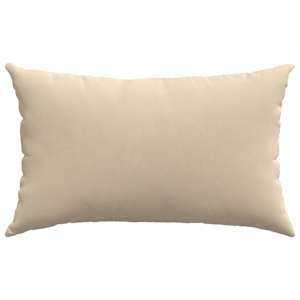 Pohovkové polštáře 2 pcs Krémová 50 x 30 cm textil - obrázek 6